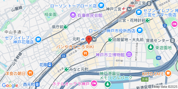 この店舗の地図