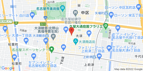 この店舗の地図