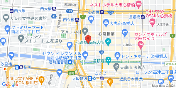 この店舗の地図