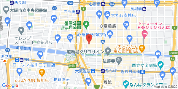 この店舗の地図