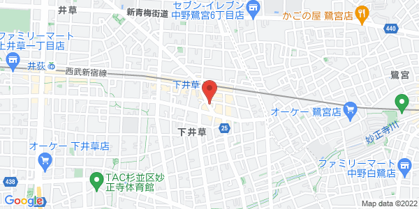 この店舗の地図