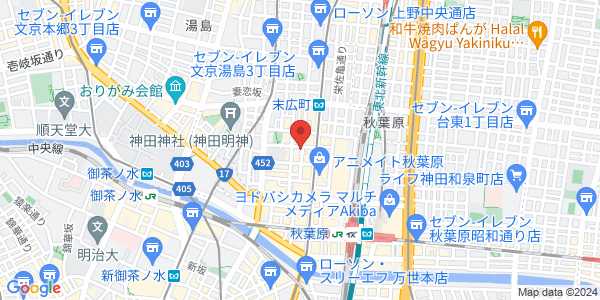 この店舗の地図