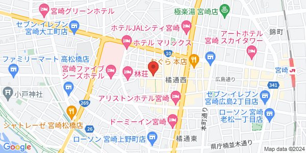 この店舗の地図