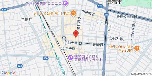 この店舗の地図