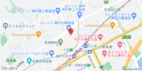 この店舗の地図