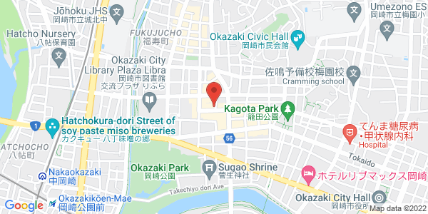 この店舗の地図