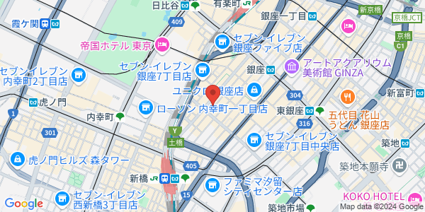 この店舗の地図