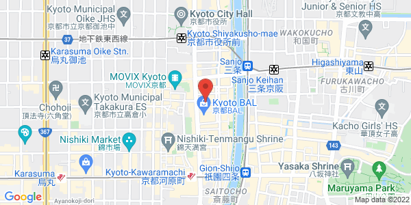 この店舗の地図