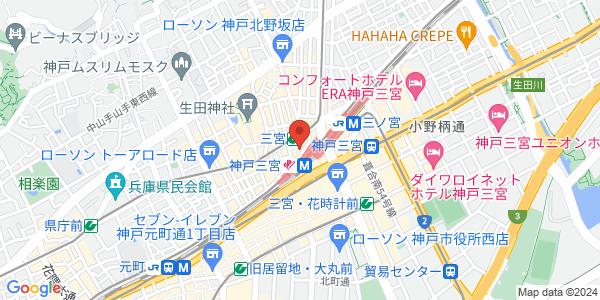 この店舗の地図