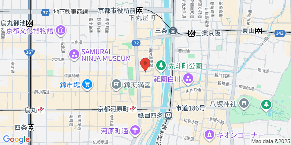 この店舗の地図