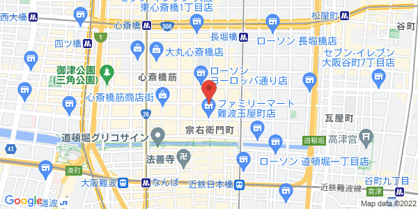 この店舗の地図