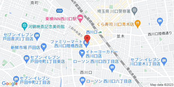 この店舗の地図