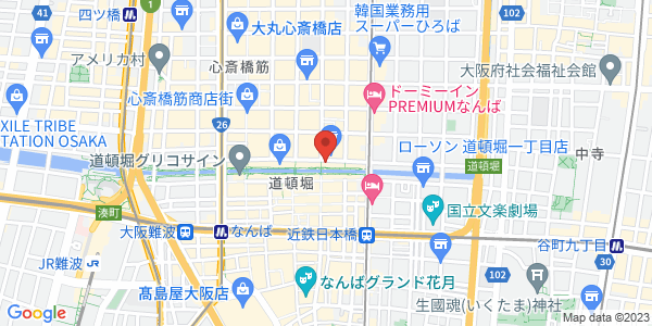 この店舗の地図