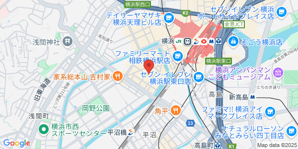 この店舗の地図