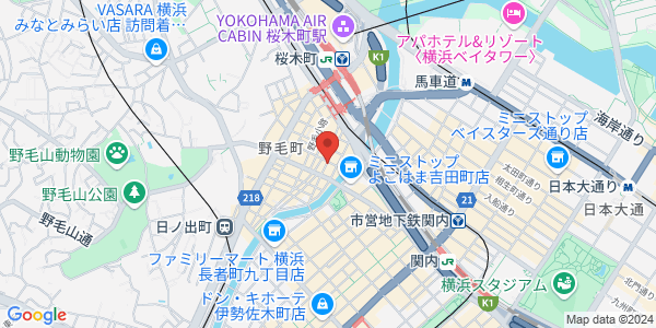 この店舗の地図