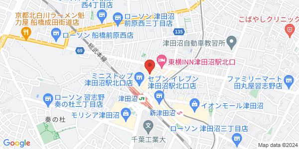 この店舗の地図