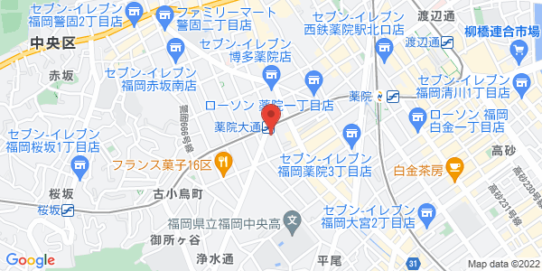 この店舗の地図