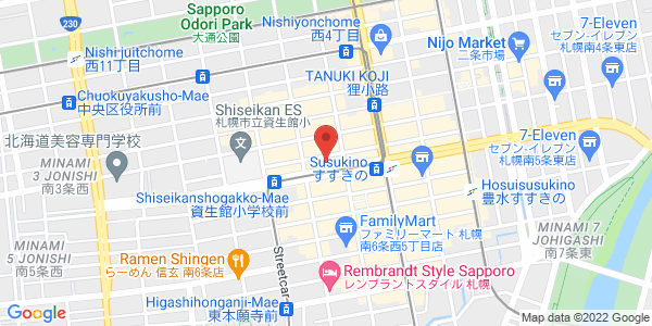 この店舗の地図