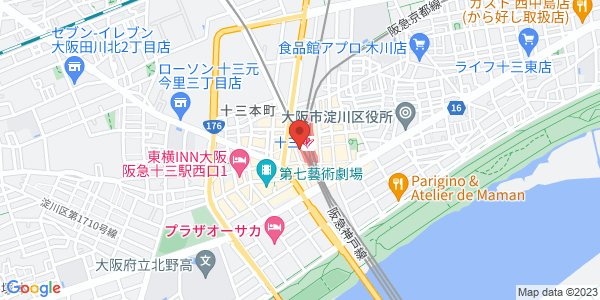 この店舗の地図