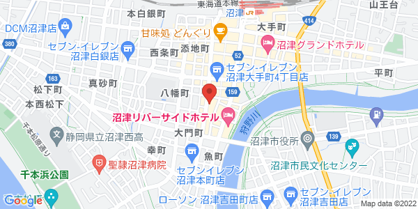 この店舗の地図