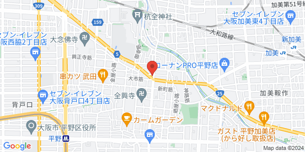 この店舗の地図