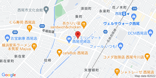 この店舗の地図