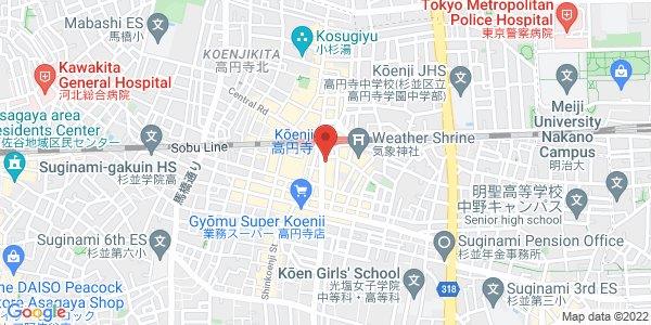 この店舗の地図