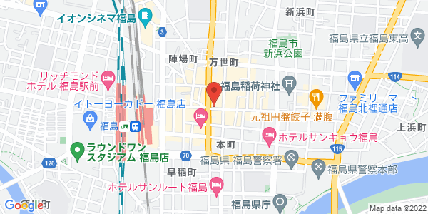 この店舗の地図