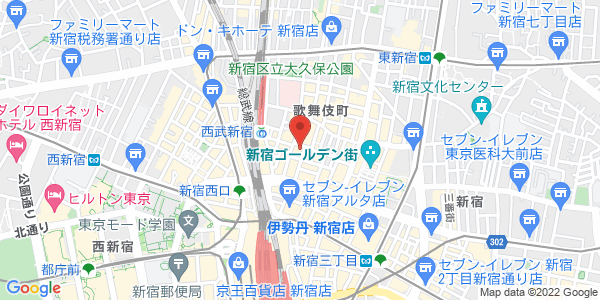 この店舗の地図