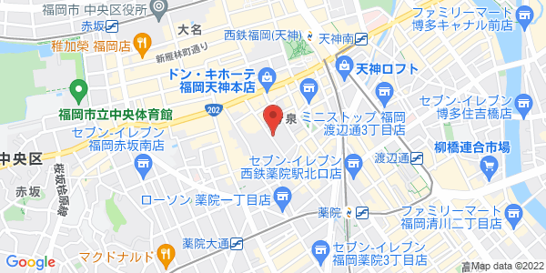 この店舗の地図