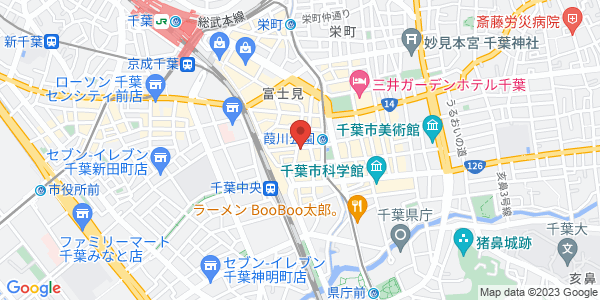 この店舗の地図