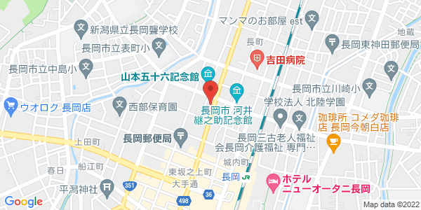 この店舗の地図