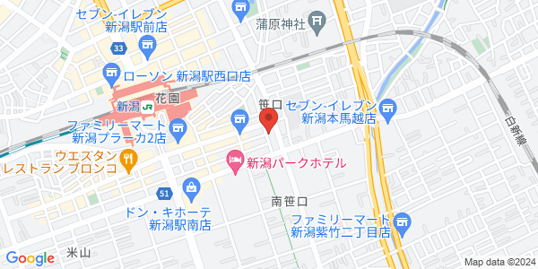 この店舗の地図