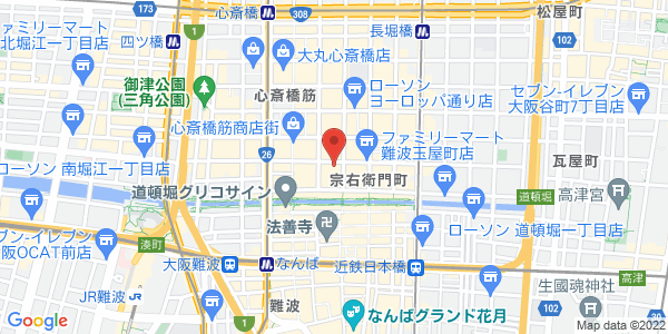 この店舗の地図