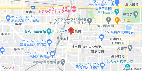 この店舗の地図