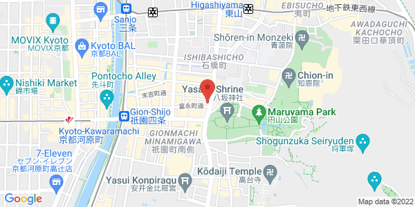 この店舗の地図