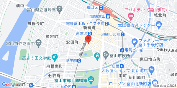 この店舗の地図