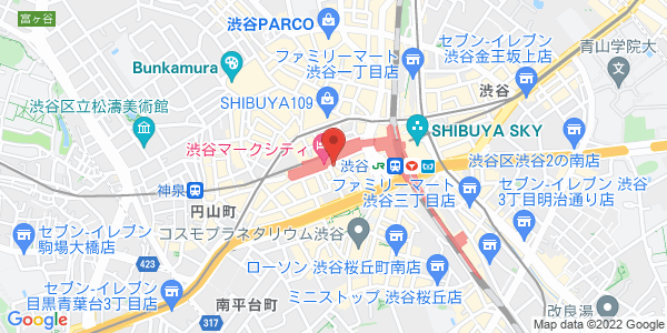 この店舗の地図