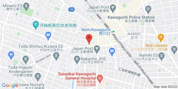 この店舗の地図